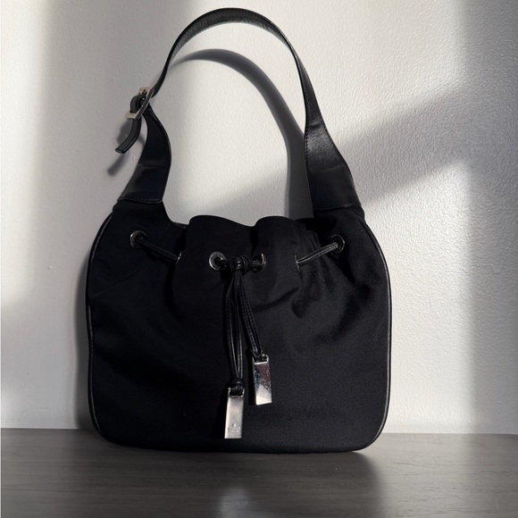Gucci Handbags - Vintage Gucci Tom Ford Era Black Nylon Small Hobo Shoulder Bag - authentic